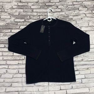 Rag & Bone Giles Henley light weight merino